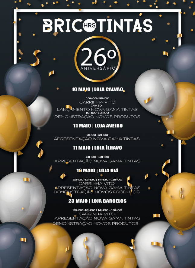 Aniversário Bricotintas
